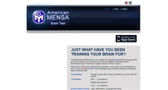Desktop Screenshot of mensabraintest.com